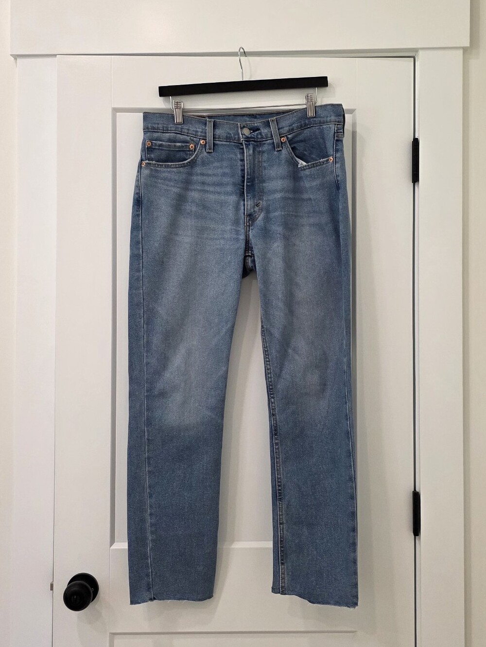Levi's Mid Wash Blue Straight Jeans (Read Description Carefully)!